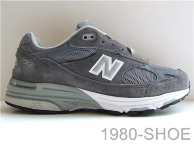 Extra Wide Fit 4E New Balance 993 SSG Mens Dark Grey Suede Trainers 