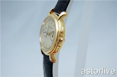 Gents 18k Yellow Gold Vacheron Constantin Chronograph  