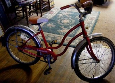   Complete RED BANTAM SCHWINN Girls Child Bicycle ~ Very COOL 24 seat