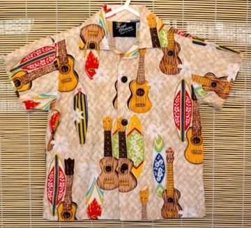 ROYAL CREATIONS Boys SURFBOARD UKULELE Shirt   2T  