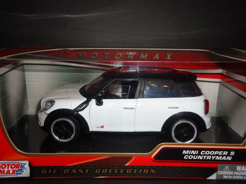 Motormax Mini Cooper S Countryman White 1/24  