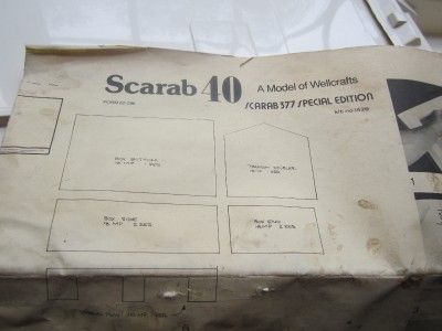 Dumas Scarab 40 377 Special Edition Kit No. 1429 Excellent Condition 