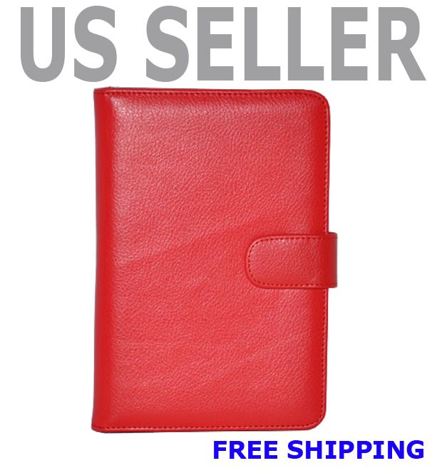 SAMSUNG GALAXY TAB P1000 7 PU LEATHER Case W/ Buckle Protective Cover 