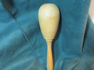 VINTAGE WOODEN SEWING DARNER SOCK DARNING MENDING TOOL  