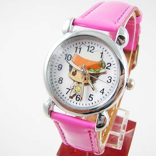 CUTE Gift Katekyo Hitman Reborn Kid Children Wrist Watch W041PNK 