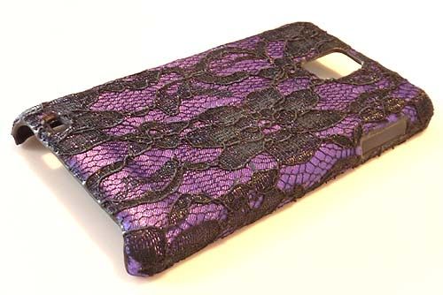 For Samsung Infuse 4G i997 Designer Purple Lace Phone Cover Case 