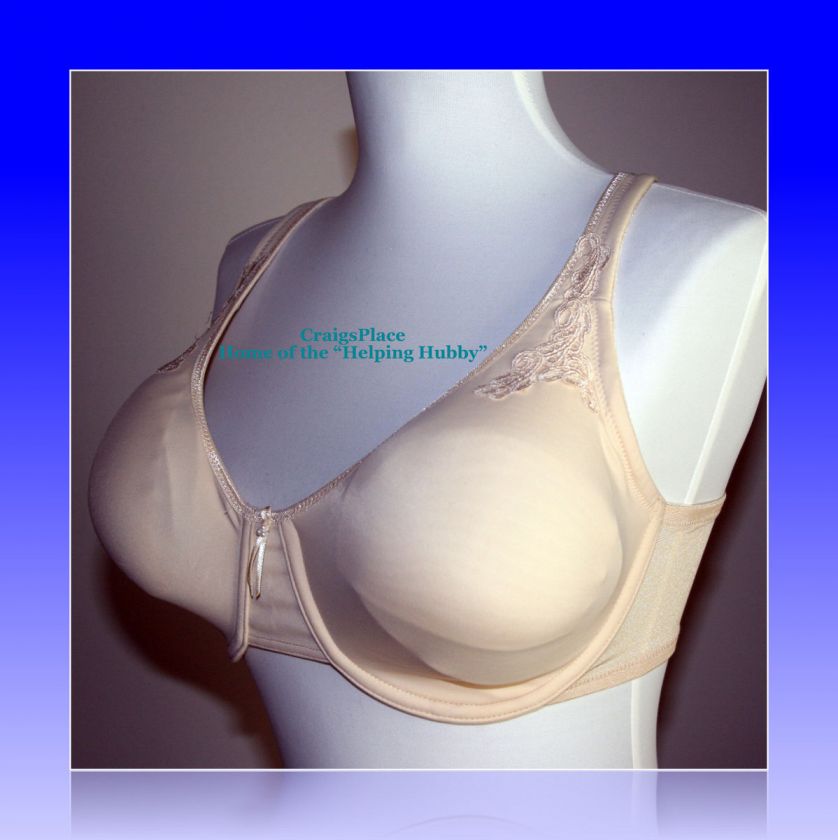 Breezies Appliqued Seamless Bra Sizes 34   38 A70308  