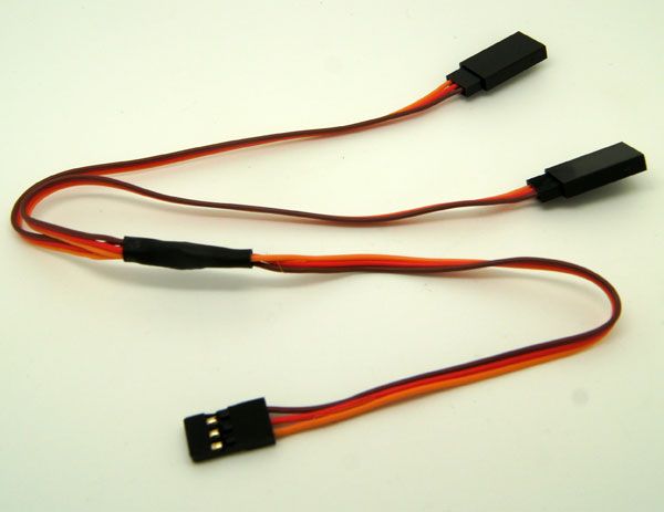 10x300mm Servo Y Extension Wire Cable Cord Futaba JR RC  