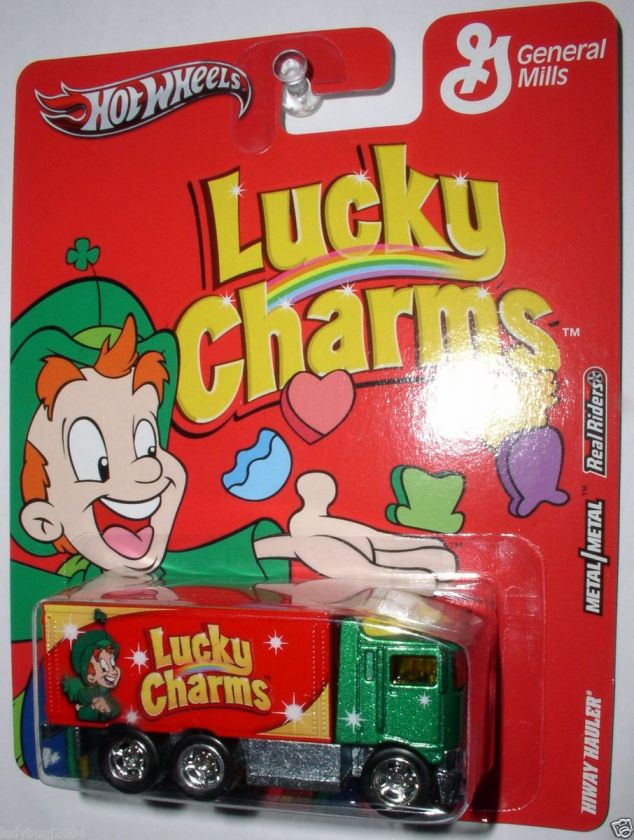 Hot Wheels HIWAY HAULER LUCKY CHARMS General Mills Discounted Combined 