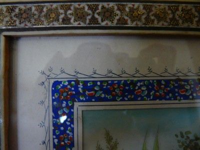 Vintage Middle Eastern Motiff Water Color  