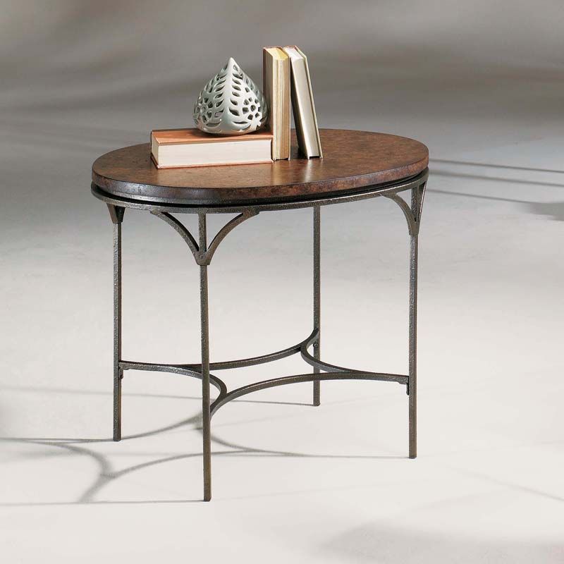 Wood/Metal 2 Pc Rustic Transitional Coffee Table Set  