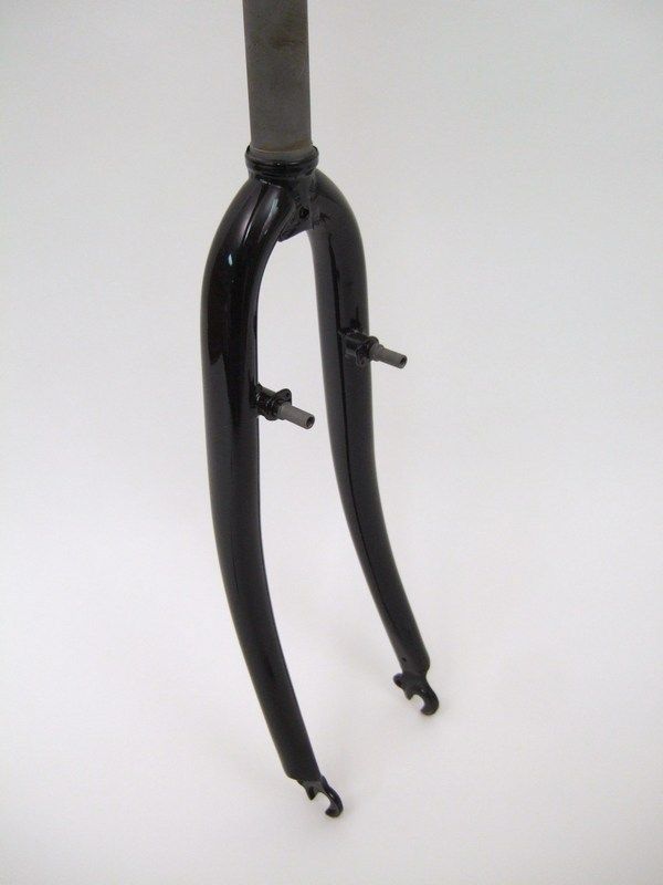 NEW UNCUT STEEL HYBRID CROSS BIKE FORK 1 1/8 THREADLESS  