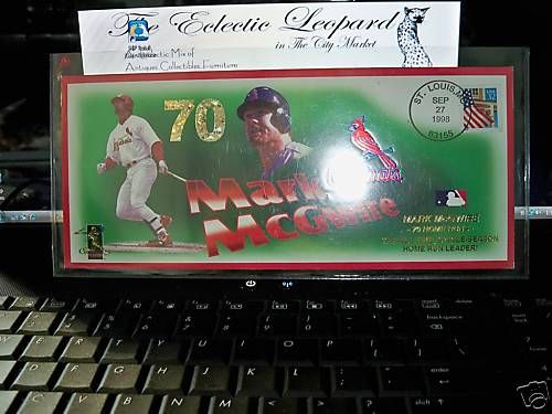 Mark McGwire Official Commemorative Envelope 70  