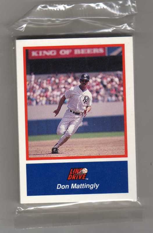 Don Mattingly 1991 Line Drive Impel 18 card set  