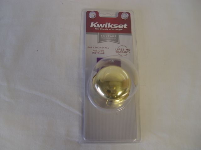 New in Package Kwikset Security Inactive Door Knob  