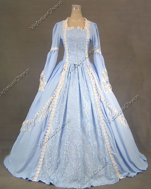 Marie Antoinette Victorian Dress Ball Gown Prom Wedding 142 M  