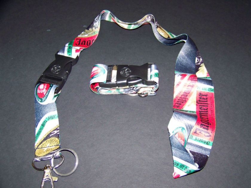 Jagermeister Lanyard / Key chain   Brand new and with a Detachable Key 