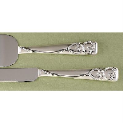 2pc Sparkling Love Wedding Cake Serving Server Set  