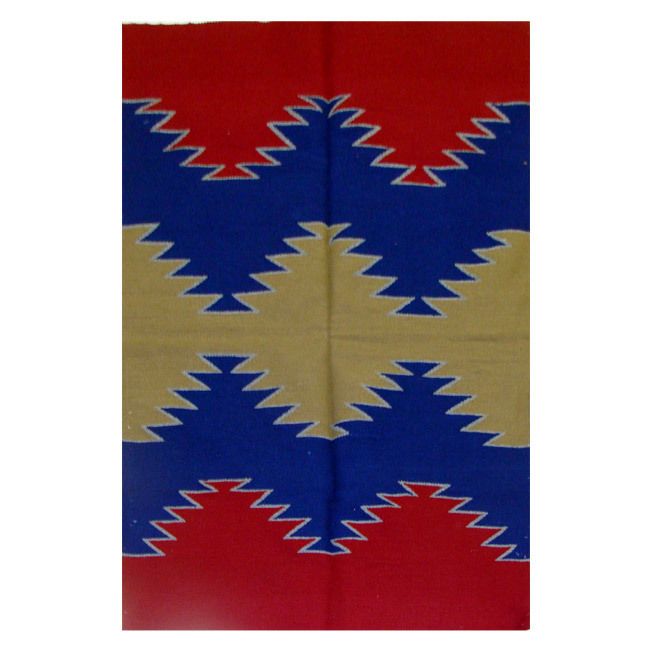 Catalog Sale Wool Rug Hand Loomed 38X60 Peruvian Art  