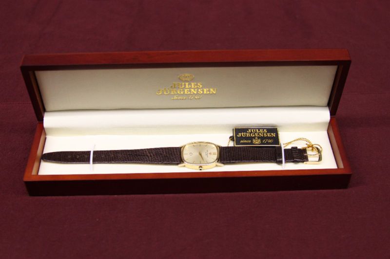 Jules Jurgensen BRAND NEW IN BOX 14K Gents Quartz W/W  