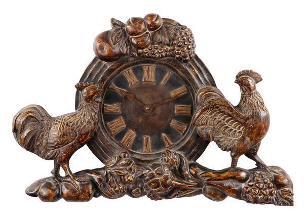 FRENCH COUNTRY Rooster WALL CLOCK 30 Large Vintage  