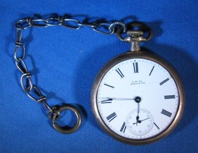 1919 American Waltham 7 Jewel Gold Filled Pocket Watch K  