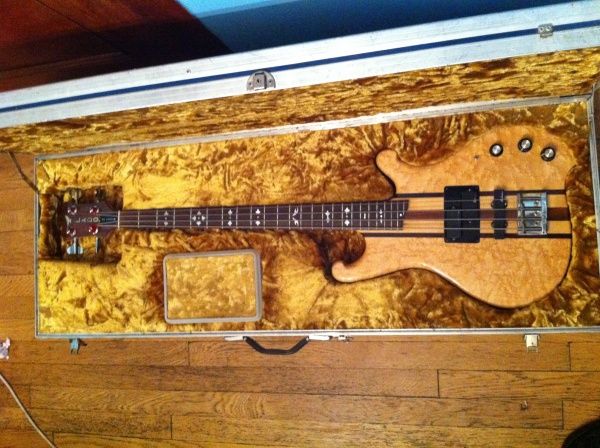 Collection of rare vintage Lado guitars and bass  