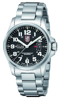 Luminox Field Time Date Stainless Steel Mens Watch 1822  