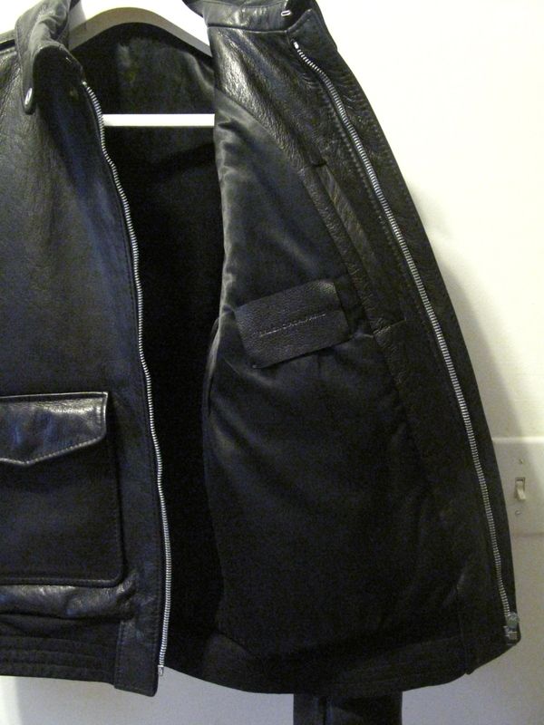 AMAZING Authentic BALENCIAGA Mens Black LEATHER Jacket F/W11 