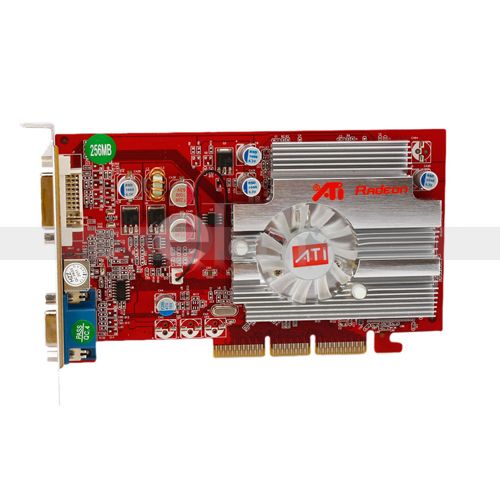 New ATI Radeon 9550 256 MB DDR2 Memory AGP DVI S Video VGA Video 