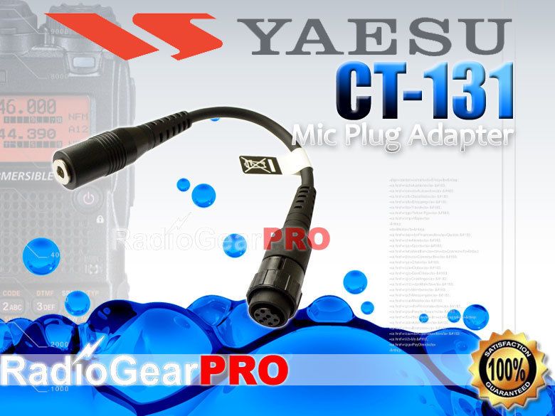 Yaesu CT 131 Microphone mic adapter for VX 8R CT131  