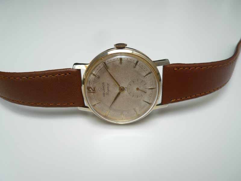 1950s Large HELBROS Regency Vintage Classic Watch; 17j HW Cal. AS 