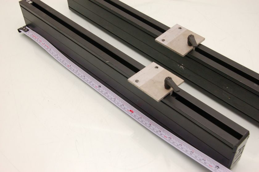 ATI Linear Guide Rail With Stops. Lot of 2  