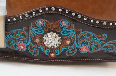 DG Sunglasses+Western Montana West Emroidery Flower Concho Handbag 