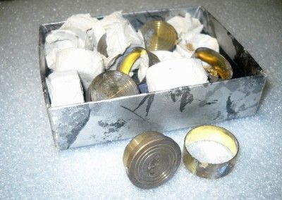 Antique Vintage Magic Trick Tricks Huge Collection Brass Coin Hiders 