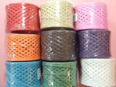 PURPLE Paper Craft Ribbon Cord ~RAFFIA~ 100 Yard Roll  