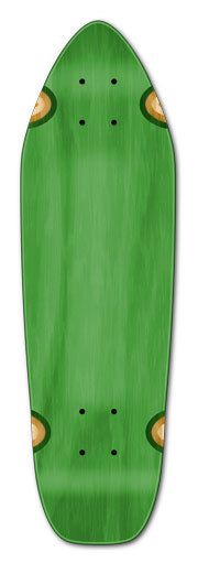 NEW Green Longboards Mini Cruiser Skateboard Deck  