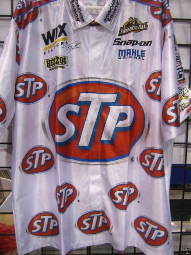 Tony Pedregon STP Autographed 2011 Crew Team Shirt Size X Large  