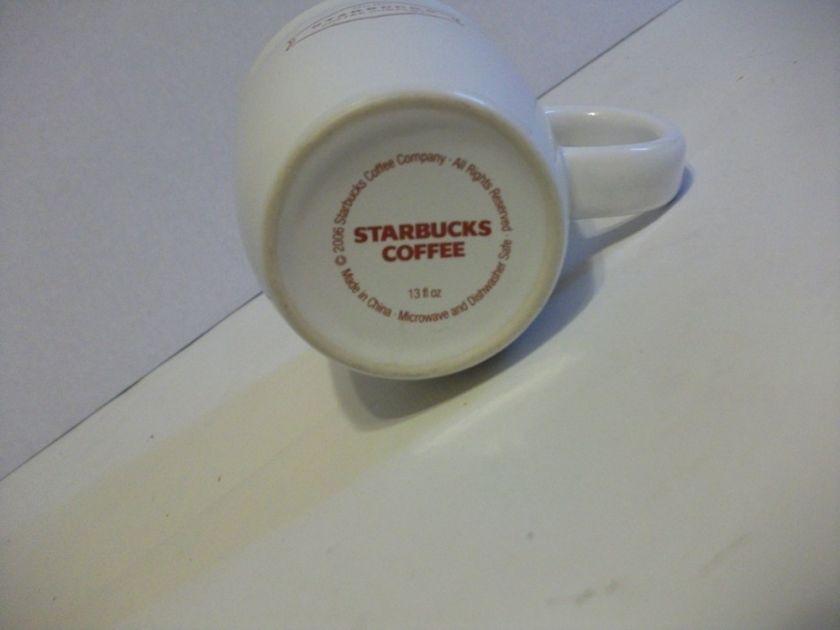 Starbucks Red & White Coffee Cup / Mug  