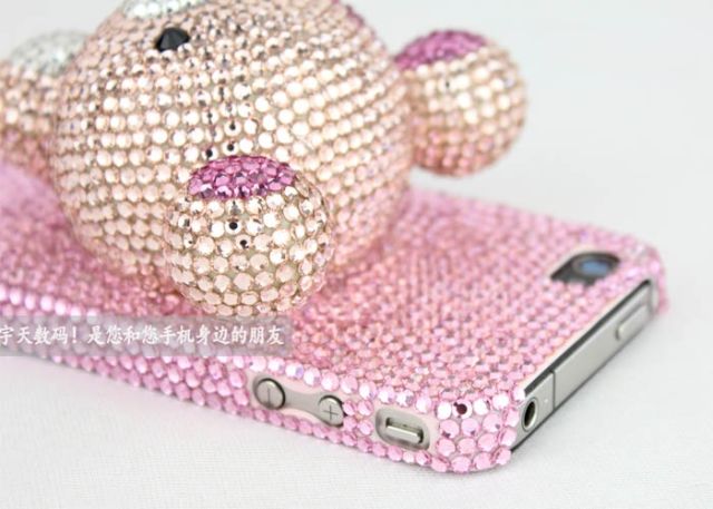 BLING SWAROVSKI CRYSTAL Bearbuy CASE FOR IPHONE 3G/4G  