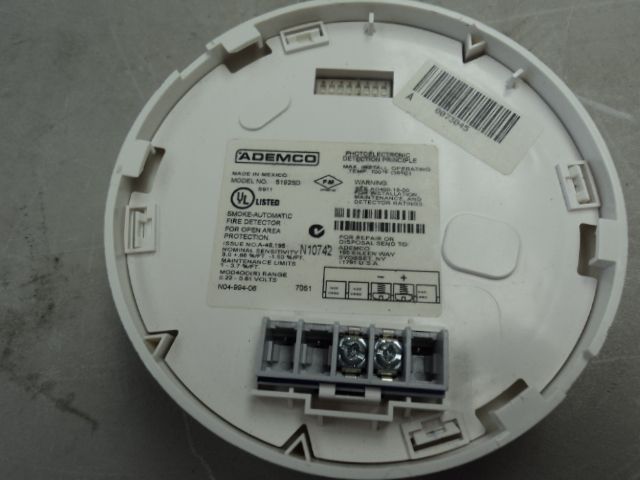 HONEYWELL ADEMCO 5192SD FIRE SMOKE DETECTOR  