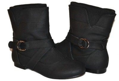 Womens Ankle Boots Booties in 4 Colors, Black, D Brown, L Brown, Gray 