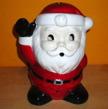 Christmas SANTA TEA CANDLE Holder Lantern Decoration  