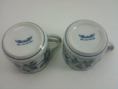 Blue Danube Mug, Japan Backstamp, Lot of 2  