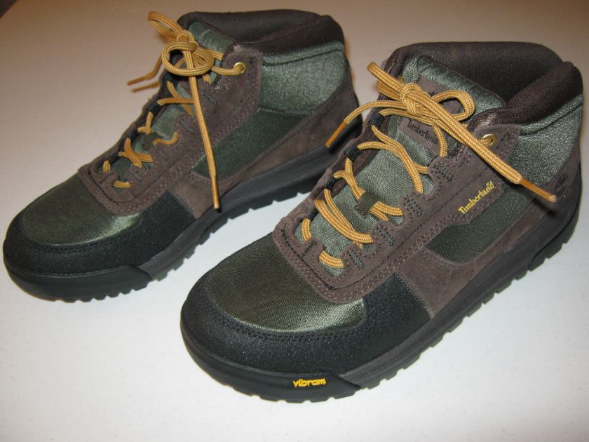 New Mens 8.5 Timberland Low Boots, GT Scramble Vibram, Brown/Dark 