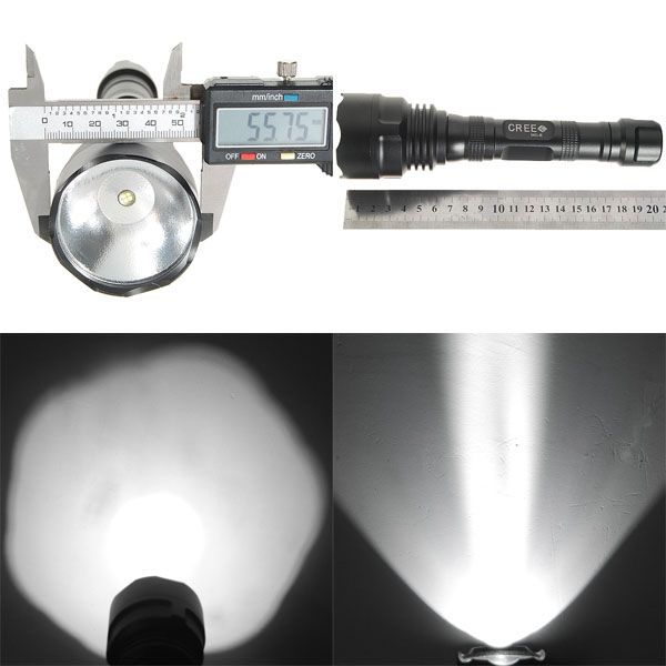 UltraFire Cree 2 Mode LED WF 1000L MC E Flashlight  