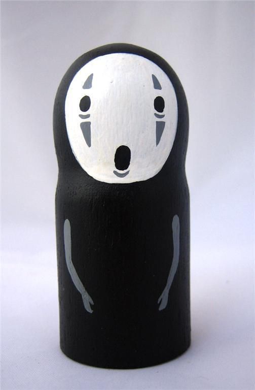 Spirited Away No face Russian style mini figure model 2  