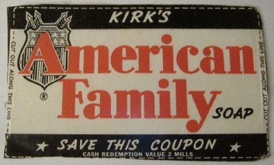 Kirks American Family Soap Coupons Assortment  
