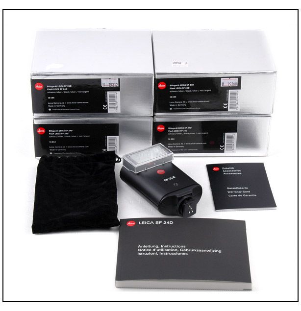 New* Leica SF 24D SF24D Flash unit black For M8/M9/R9  