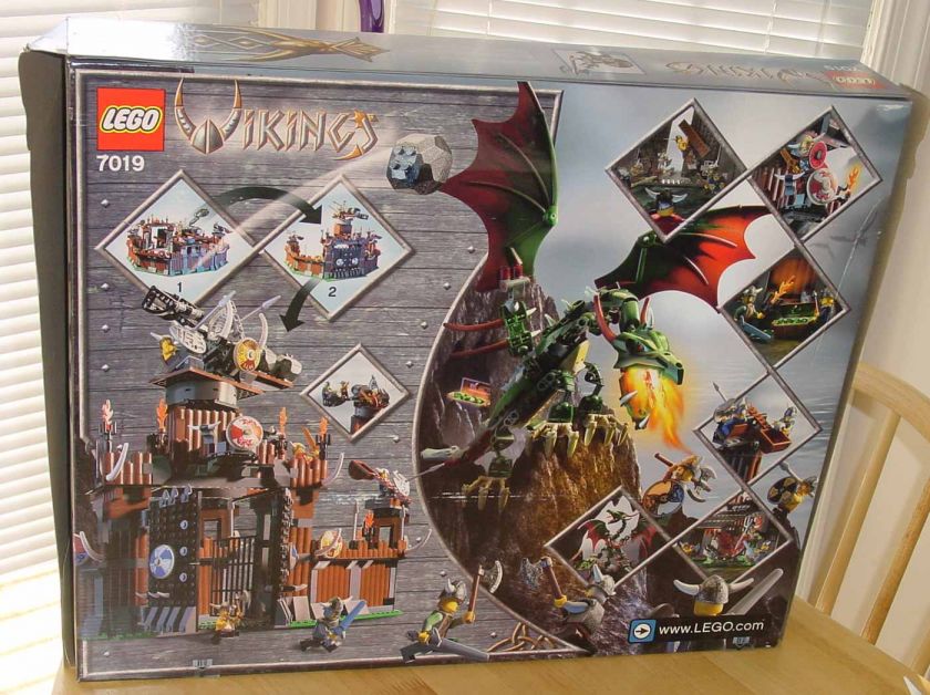 LEGO 7019 VIKING FORTRESS & WARRIORS AGAINST THE FAFNIR DRAGON  